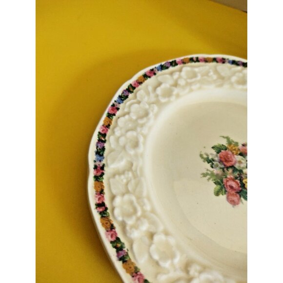 Antique Crown Ducal Butter plates 6 1/8" Gainsborough pattern 1920's (set of 5) - Picture 5 of 12